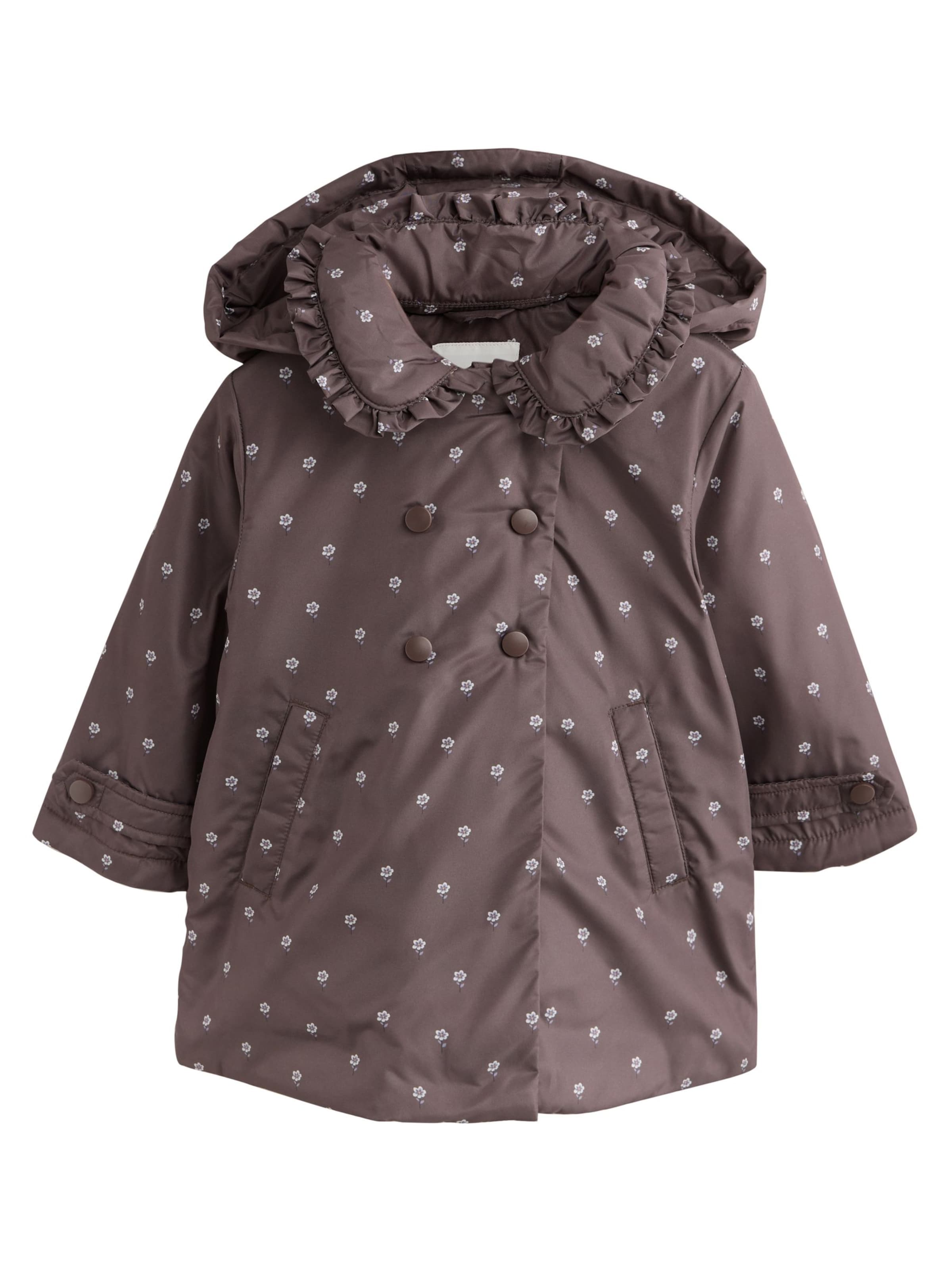 Next Παλτό σε καφέ: μπροστά