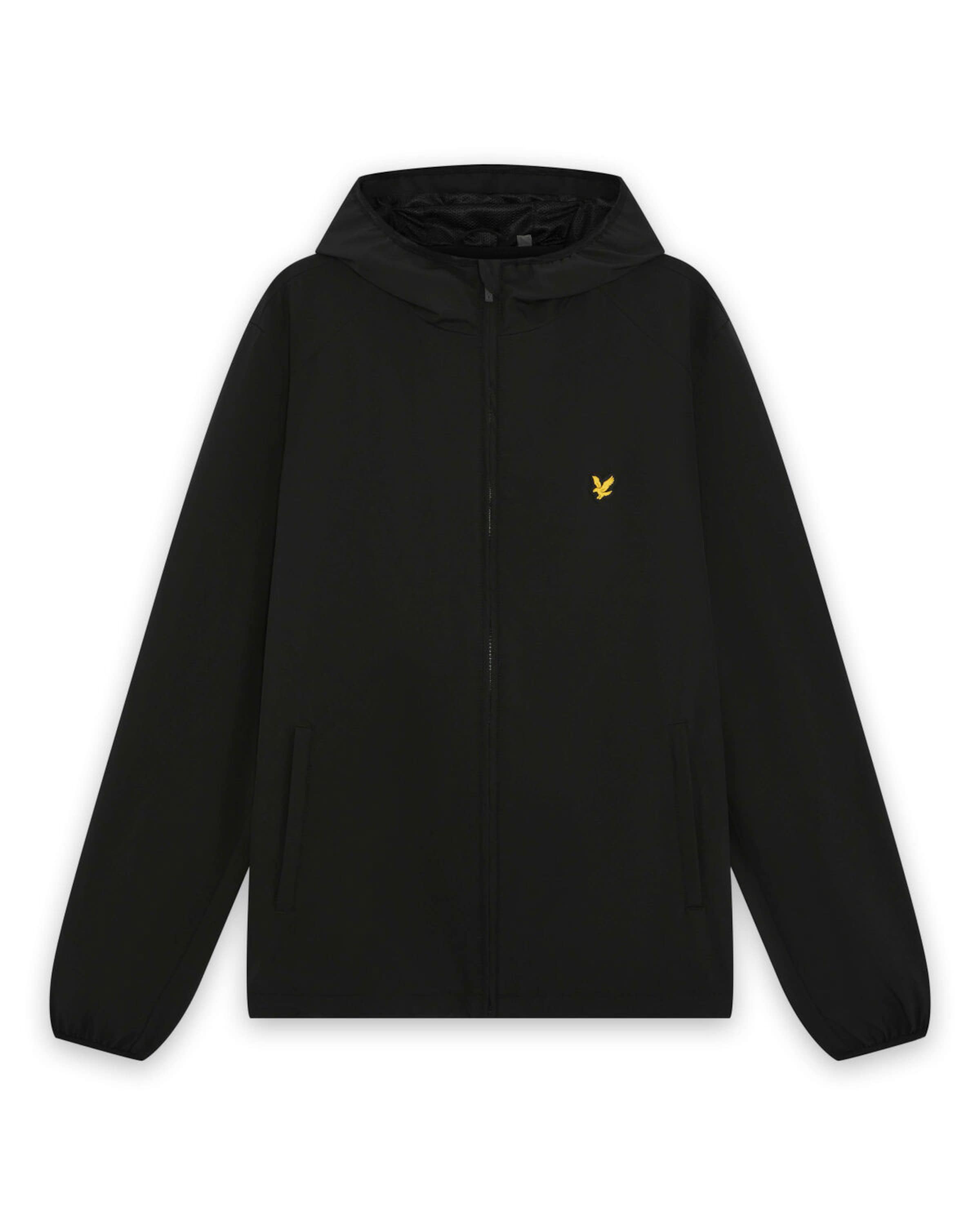 Lyle & Scott Functionele jas in Zwart: voorkant