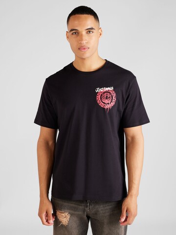 T-Shirt Just Cavalli en noir : devant