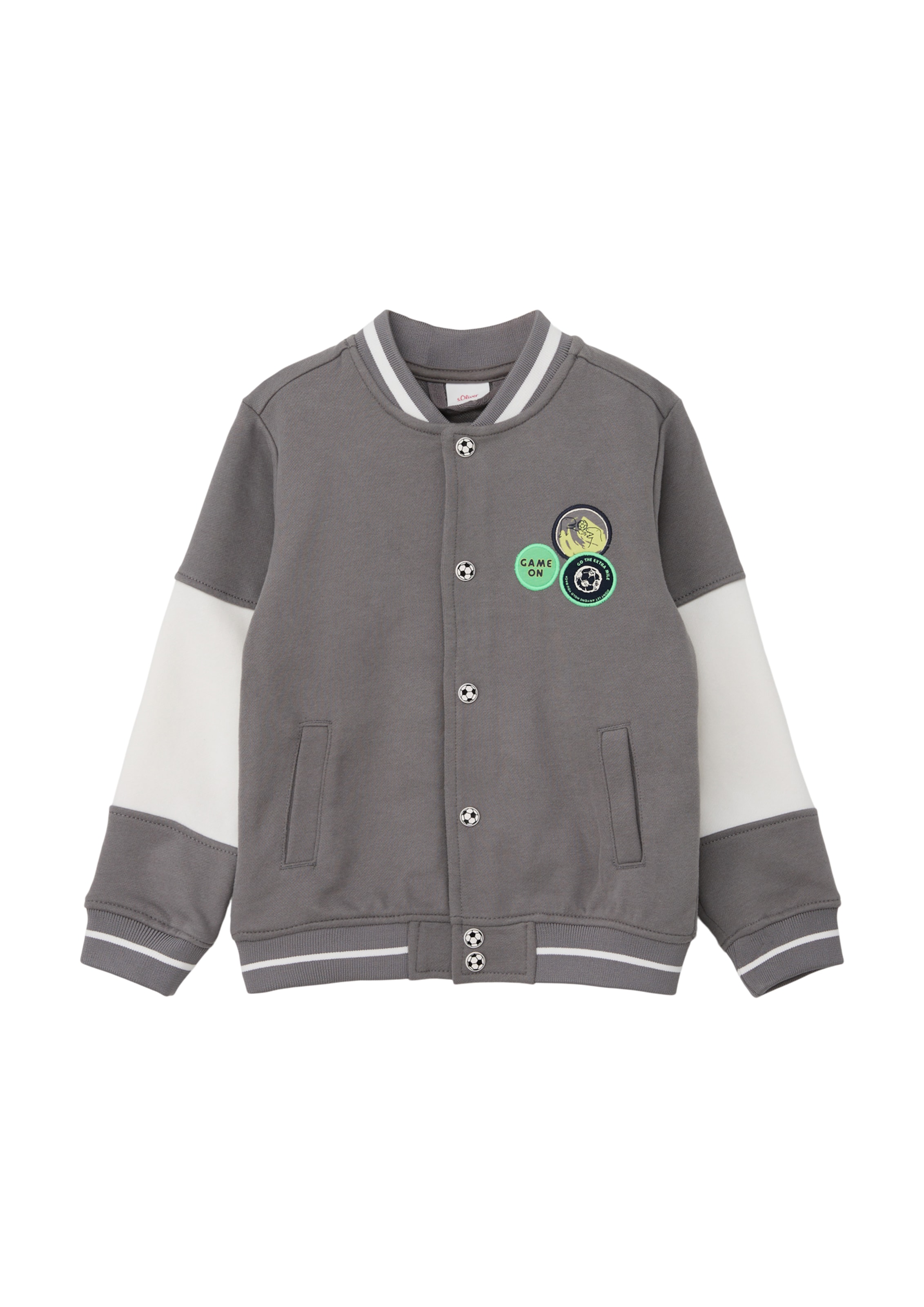 Veste mi-saison s.Oliver en gris : devant