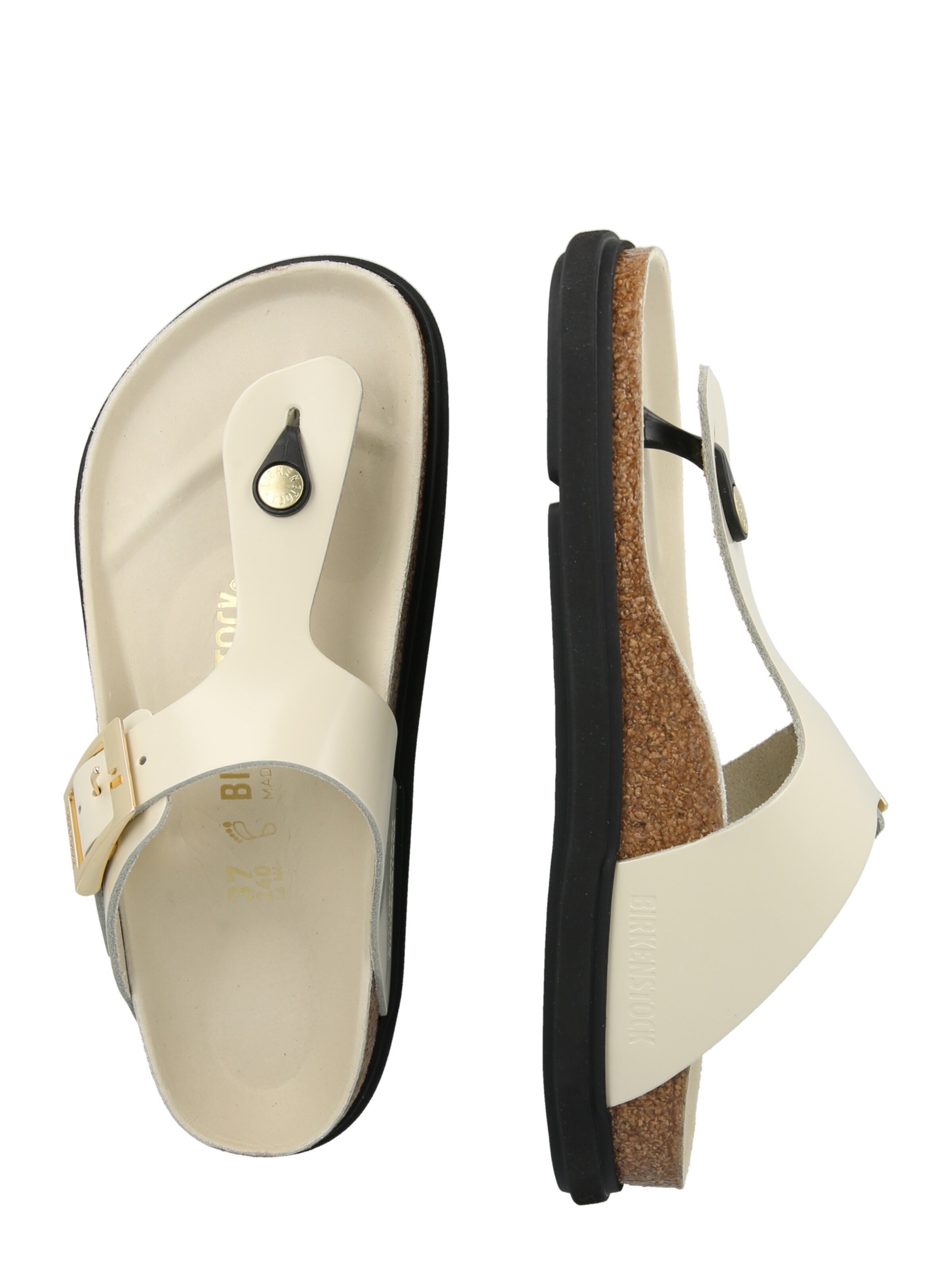BIRKENSTOCK Pantolette in Weiß