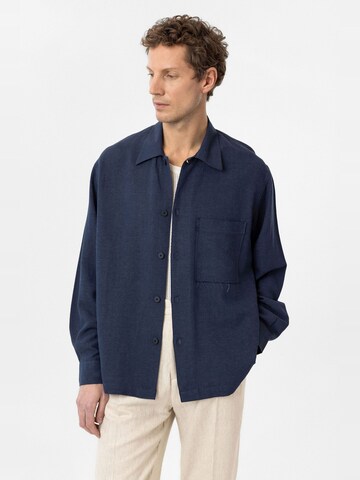 Coupe regular Chemise 'Ash' Antioch en bleu