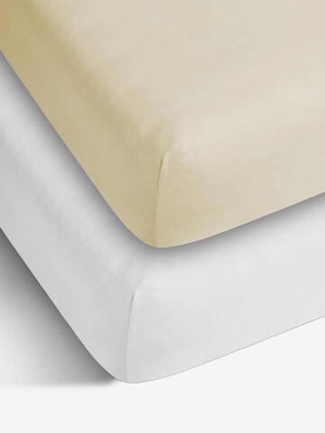 Aspero Bed Sheet in Beige: front