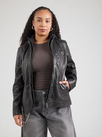 Gipsy Comfort Line Kurtka przejściowa 'Amika' w kolorze czarny: przód