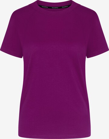 T-shirt ' Red Label Mix & Match ' TRIUMPH en violet : devant