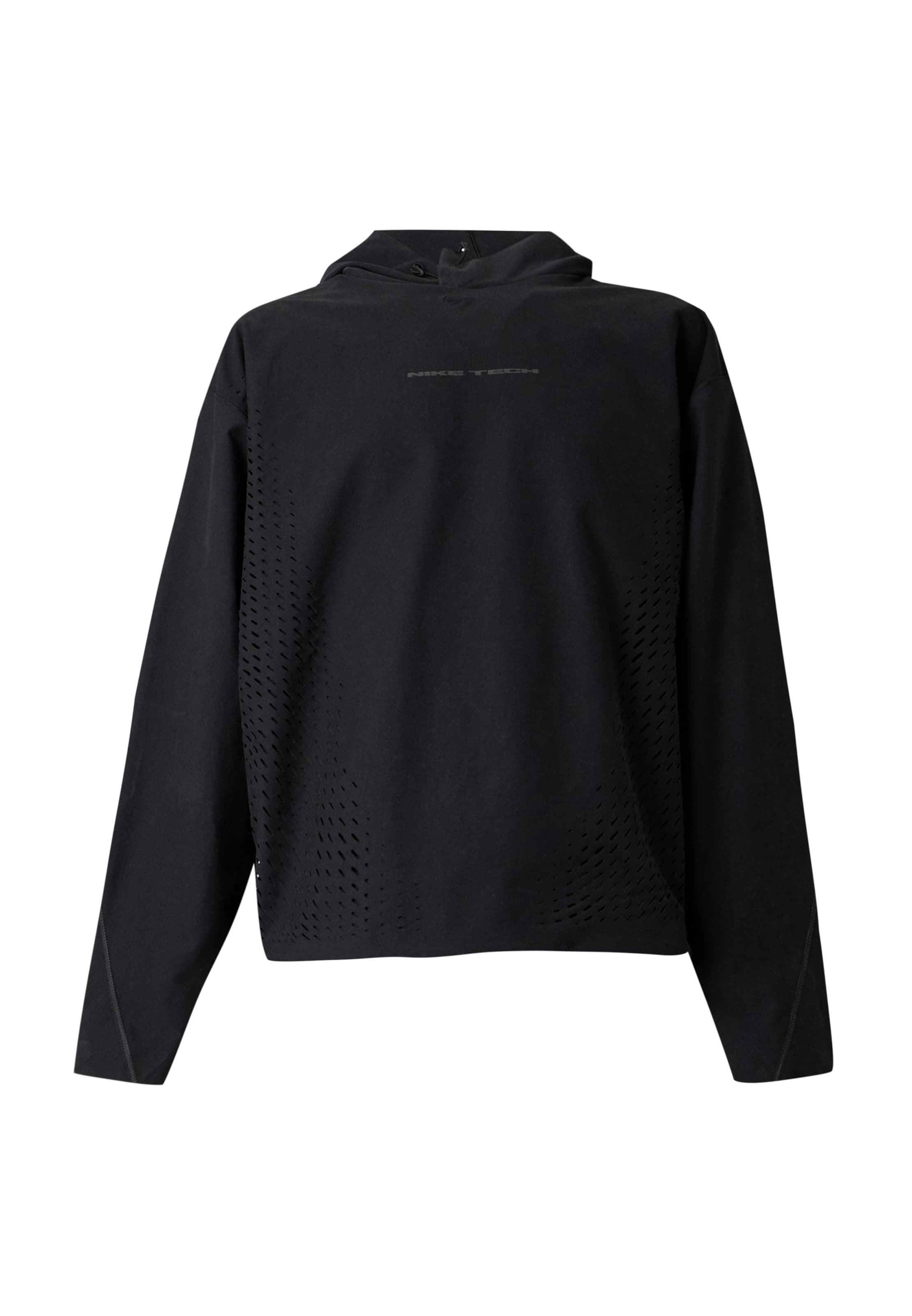 Nike SportswearSweater majica 'NK TCH' - crna boja: prednji dio