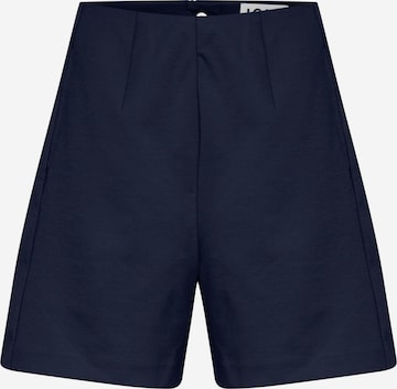 ICHI Broek in Blauw: voorkant