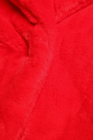 SAINT GENIES Faux Fur-Mantel S in Rot