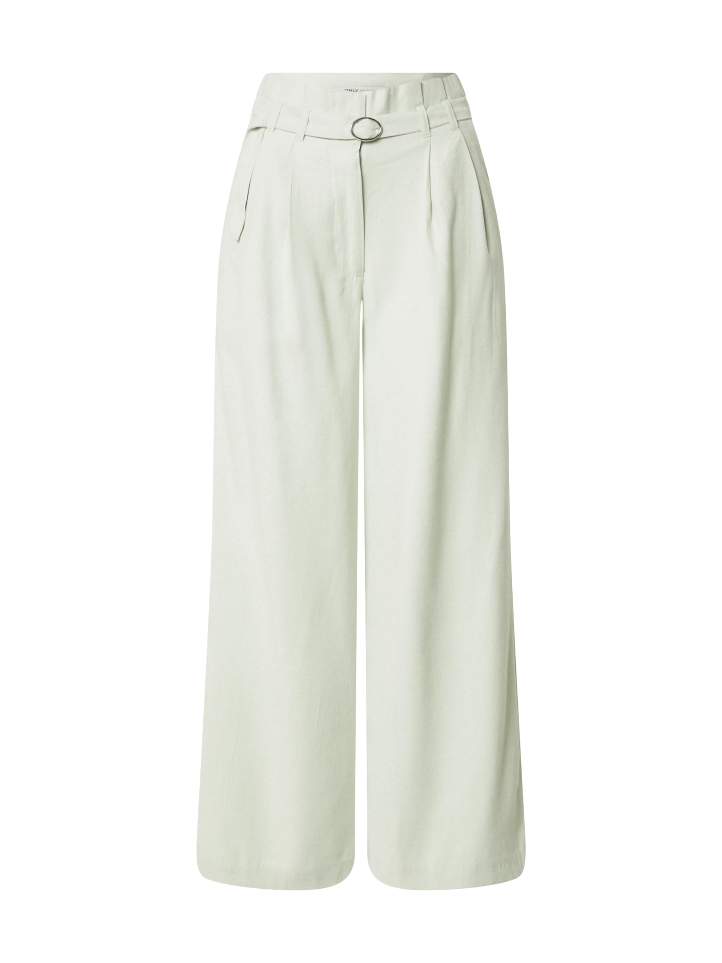 Wide leg Pantaloni con pieghe 'Payton' di ONLY in verde: frontale