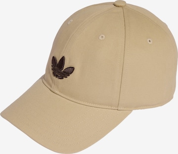 Cappello da baseball 'Adicolor Classic Trefoil' di ADIDAS ORIGINALS in beige: frontale