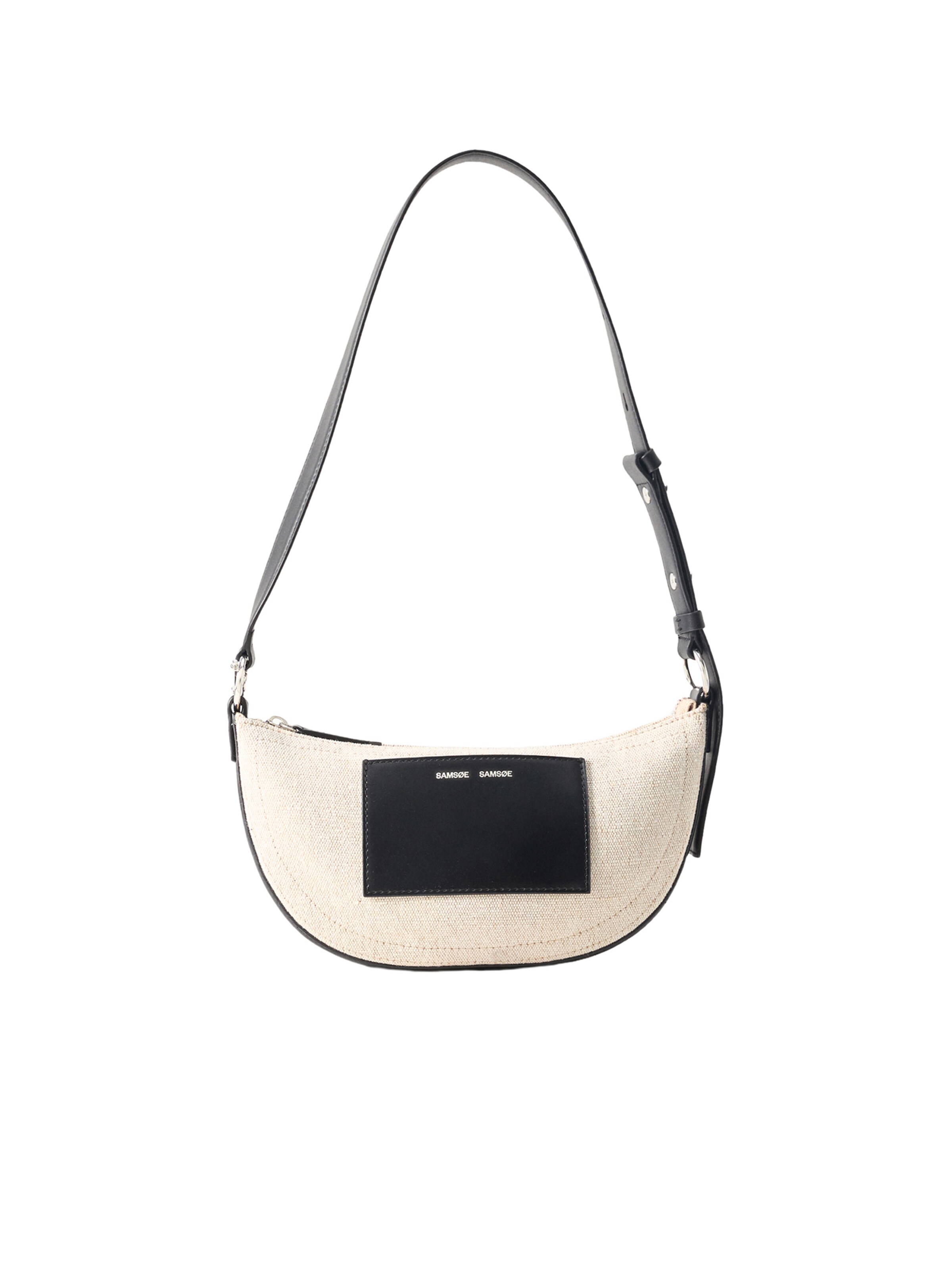 Samsøe Samsøe Shoulder Bag 'Moon' in Beige: front