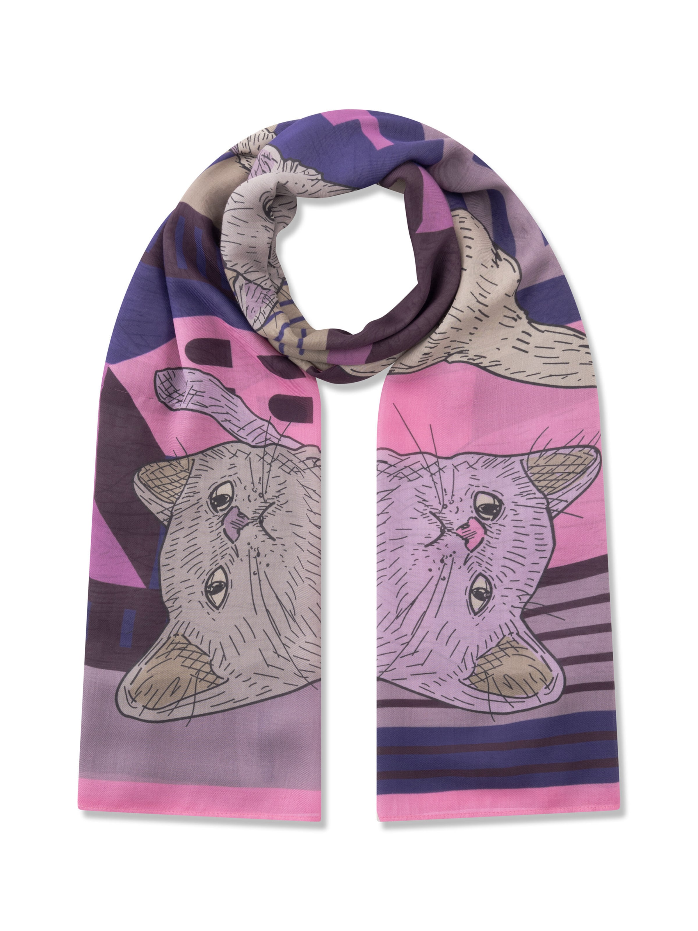 CODELLO Sjaal in Roze: voorkant