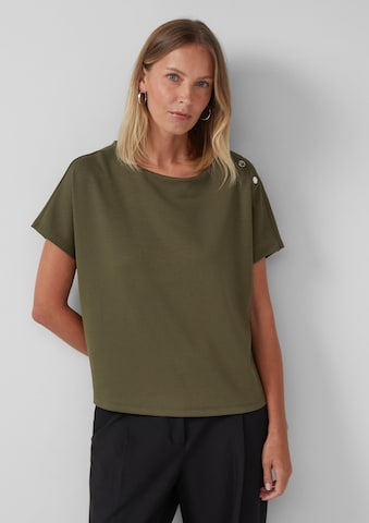 s.Oliver BLACK LABEL Shirt in Grün: Vorderseite