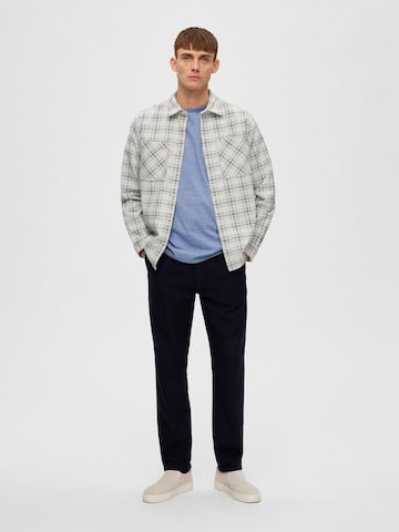 SELECTED HOMME Regular Fit Skjorte 'Finn' i hvid