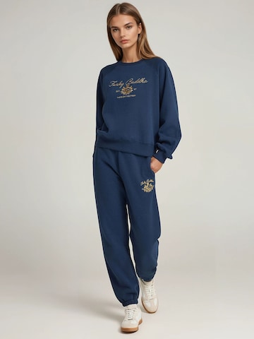 Funky Buddha Collegepaita värissä sininen: etupuoli