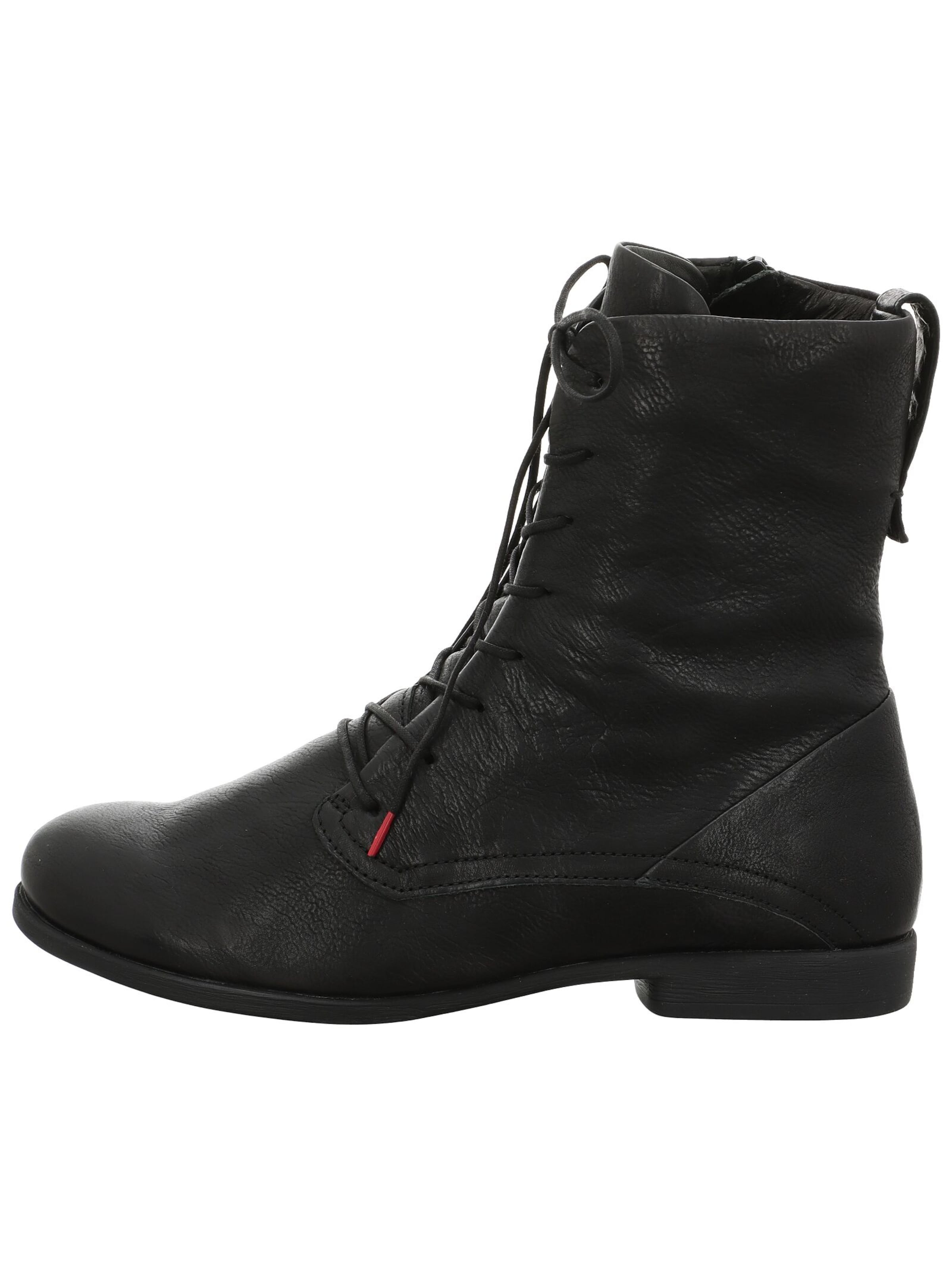 THINK! Veterlaarsjes 'Agrat' in Zwart