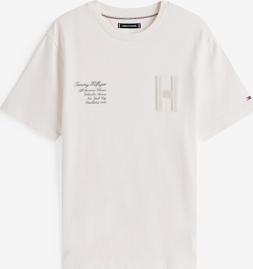T-Shirt TOMMY HILFIGER en blanc : devant