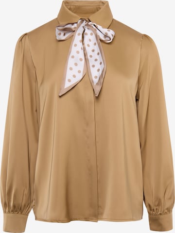 Chemisier usha BLACK LABEL en beige : devant