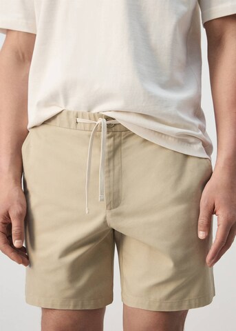 MANGO MAN Regular Chino Pants 'Rey' in Beige