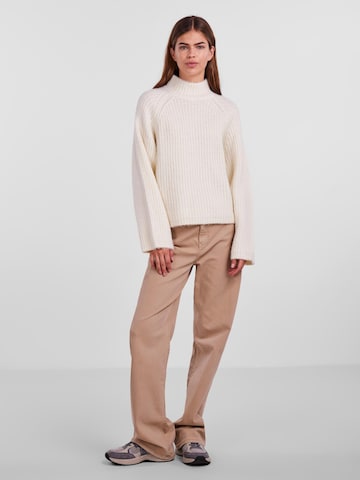 PIECES Pullover 'NELL' i beige