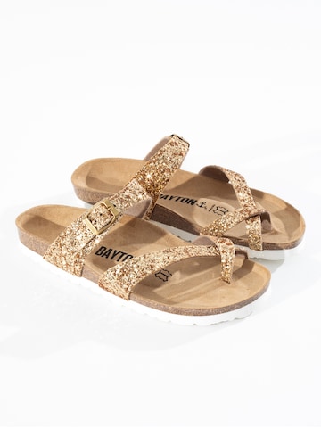 Bayton - Sapato aberto 'Diane' em ouro