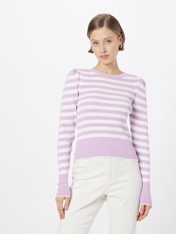 Pull-over 'Sally' ONLY en violet : devant