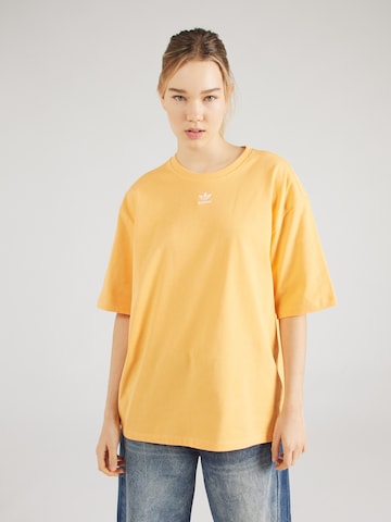 geltona ADIDAS ORIGINALS Marškinėliai 'Adicolor Essentials': priekis