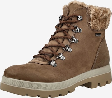 IMAC Lace-up bootie in Brown: front