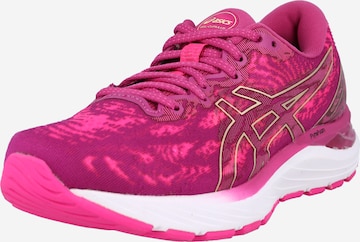 Chaussure de course 'Gel-Cumulus 23' ASICS en rose : devant