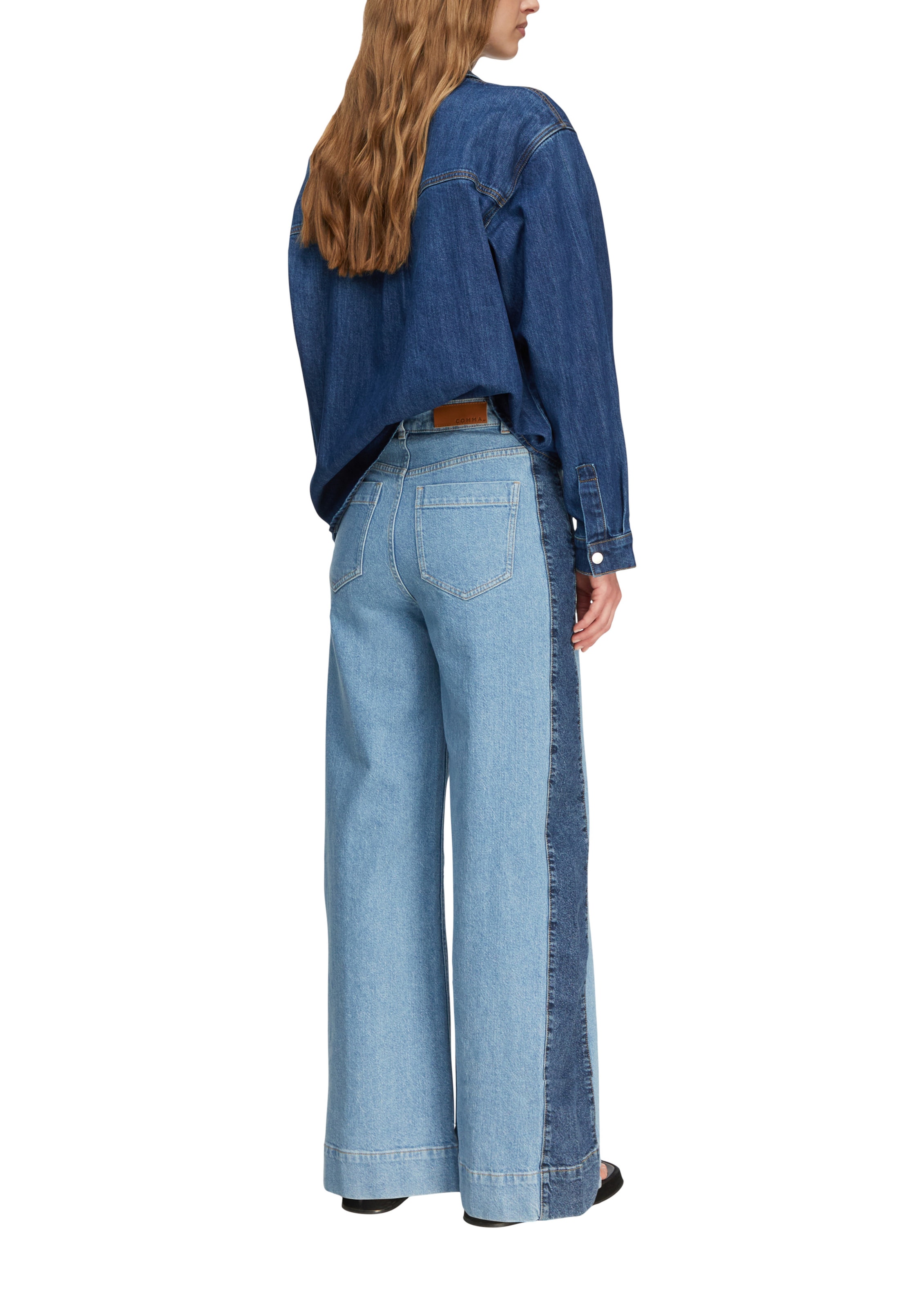 COMMA Wide leg Jeans in Blue