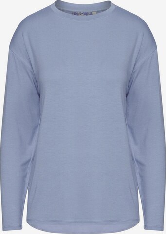 ESSENZA Pajama Shirt in Blue: front