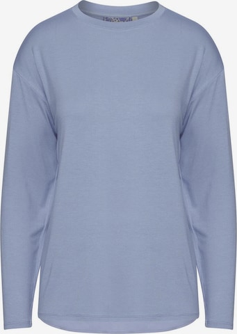 ESSENZA Pajama Shirt in Blue: front