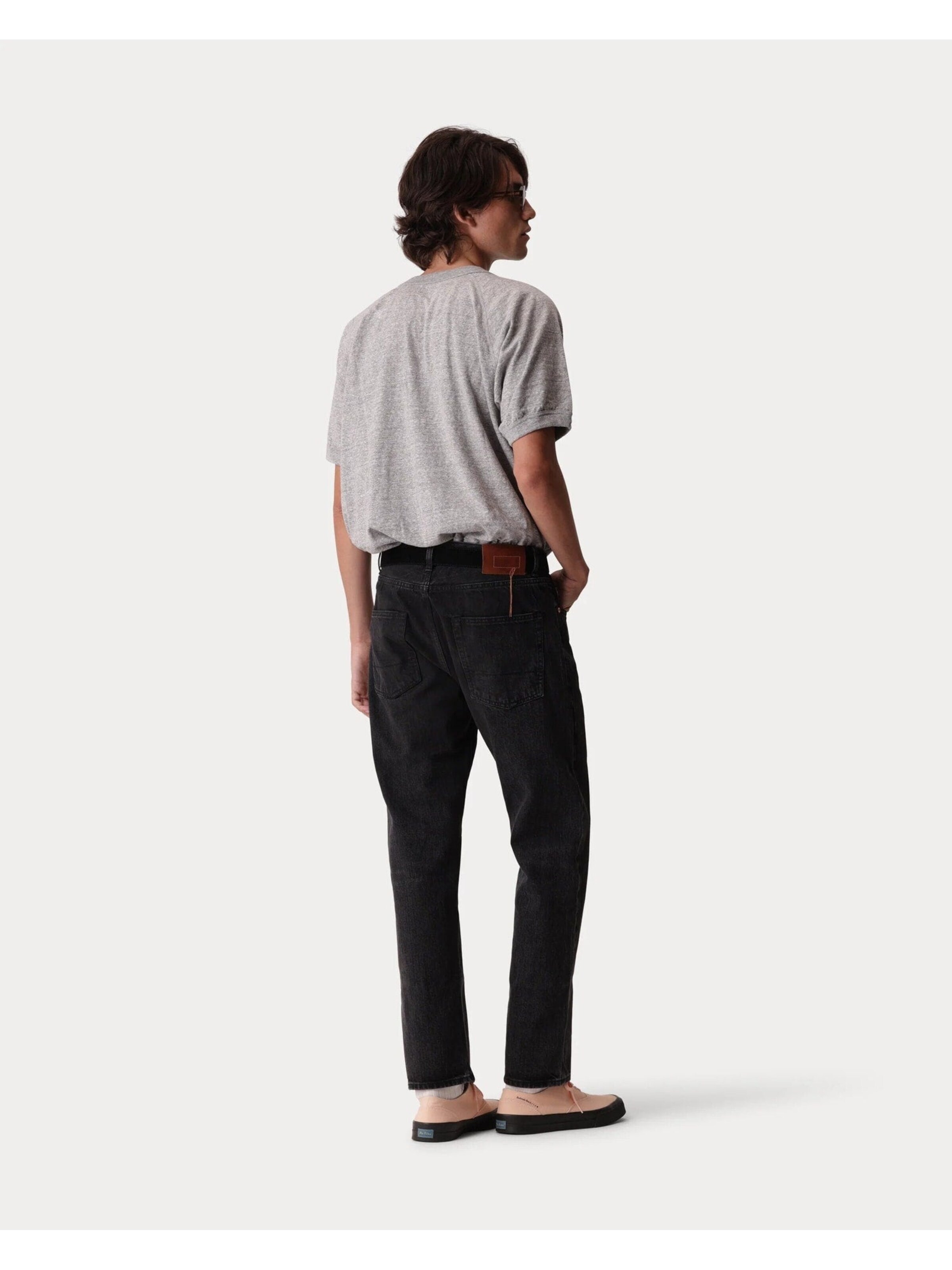 Fortela Regular Jeans '965 John Japan Selvedge Denim 5-Pocket Regular Fit Grey' in Grey
