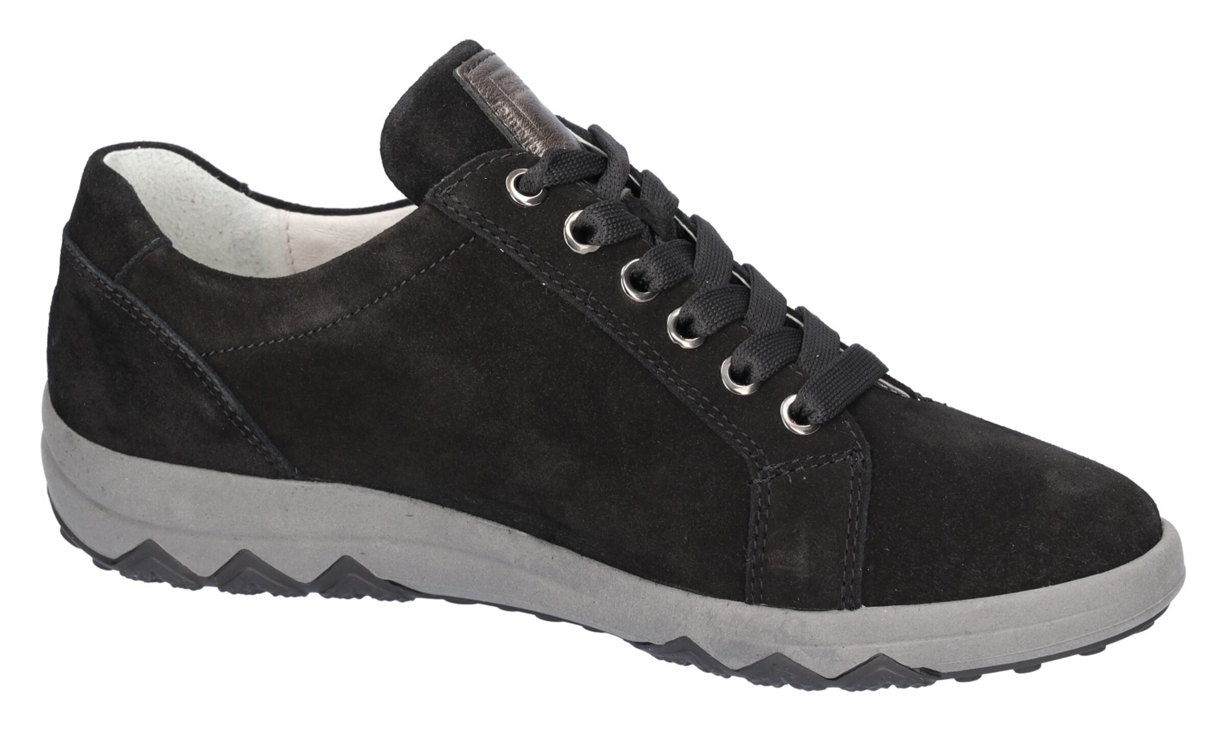 WALDLÄUFER Athletic Lace-Up Shoes in Black