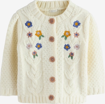 Next Neuletakki värissä beige: etupuoli