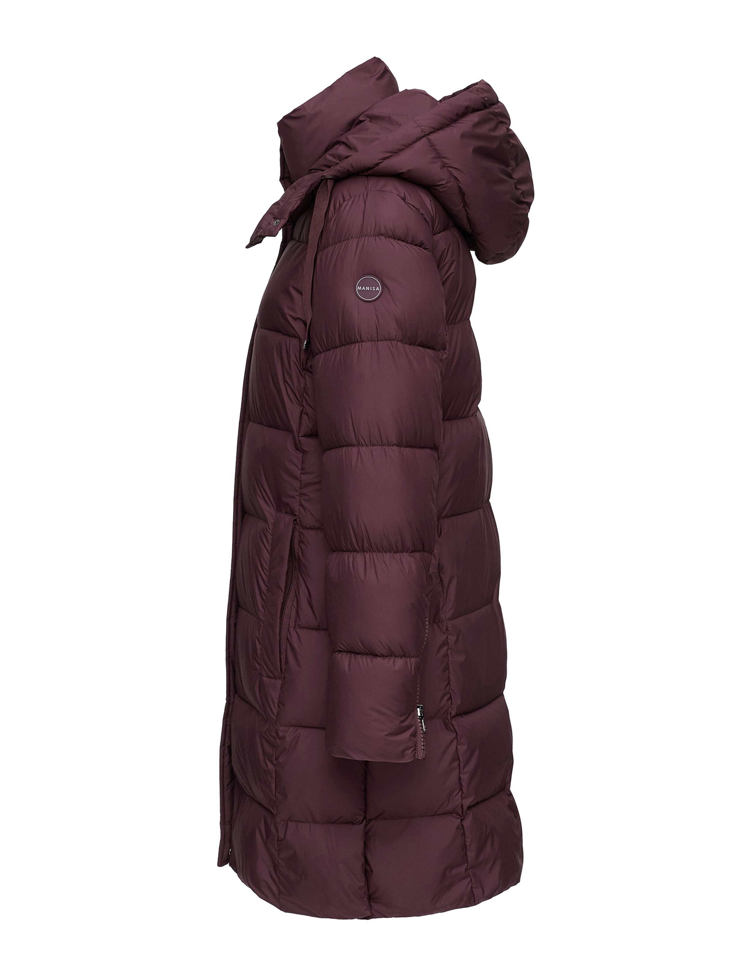 MANISA Winter Parka 'Steppmantel' in Purple