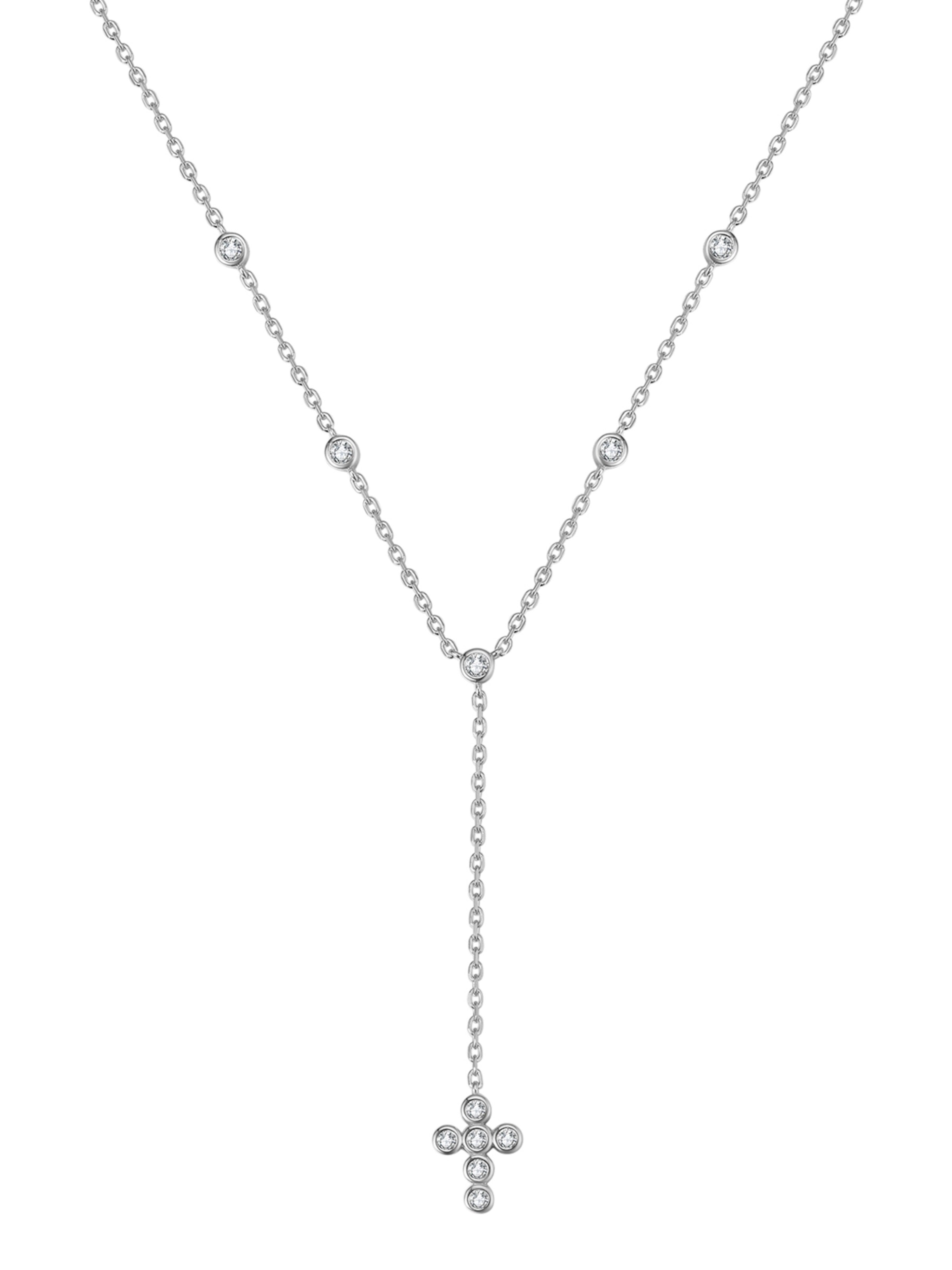 Collana 'Y Lariat' di Hey Happiness in argento