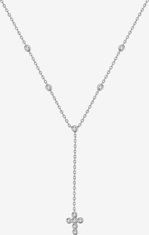 Hey Happiness Ketting 'Y Lariat' in Zilver: voorkant
