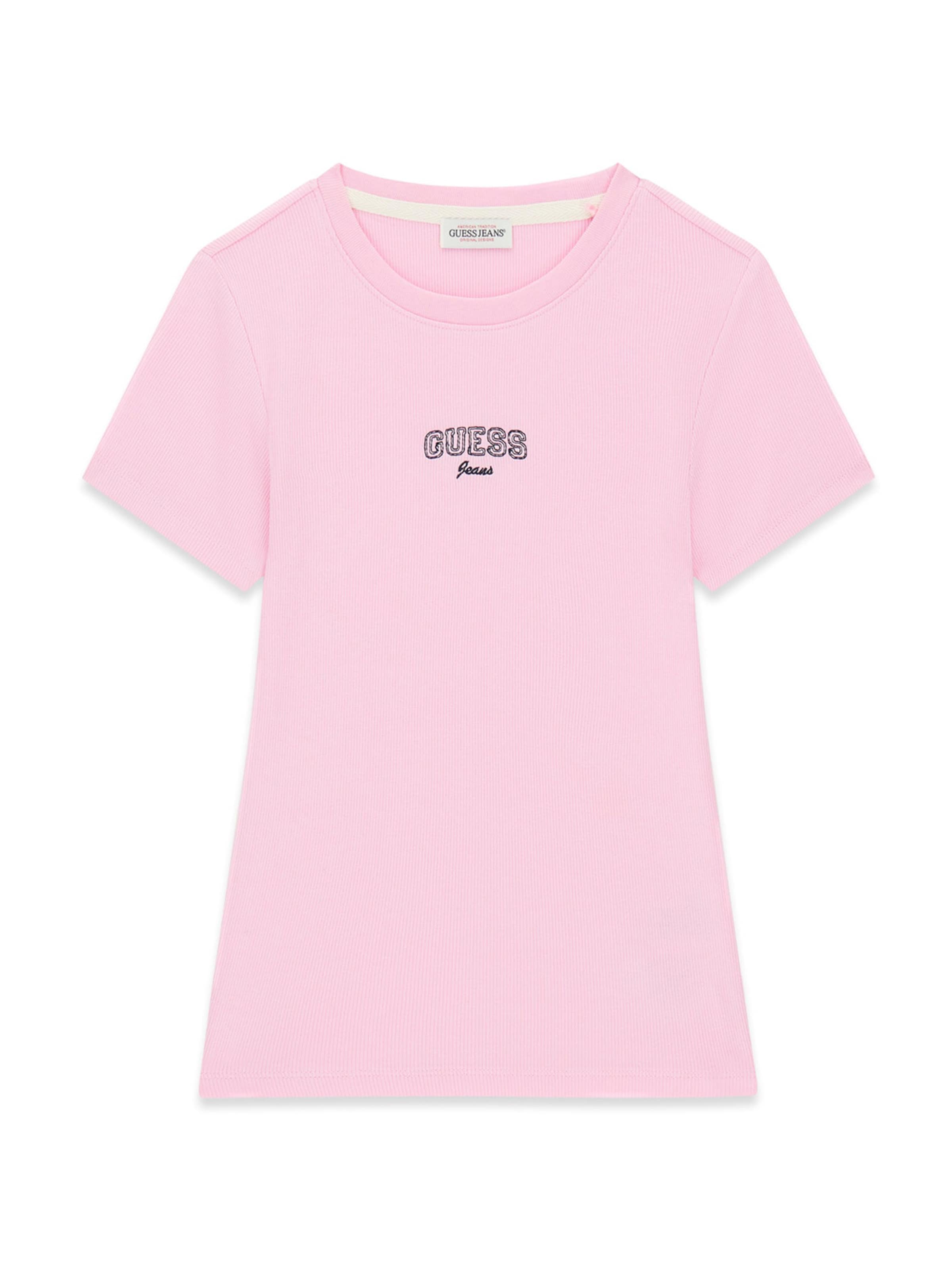GUESS JEANS T-shirt i rosa: framsida