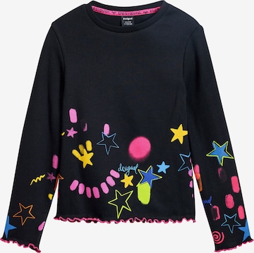 juoda Desigual Marškinėliai: priekis