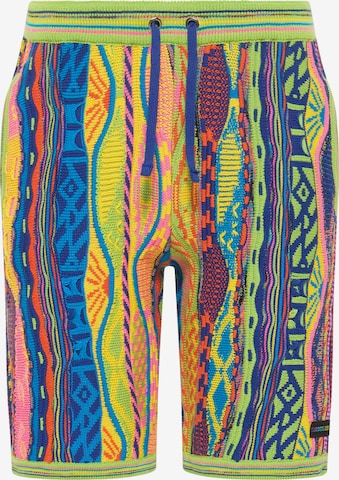 Carlo Colucci Regular Pants 'Cucuzza' in Mixed colors: front