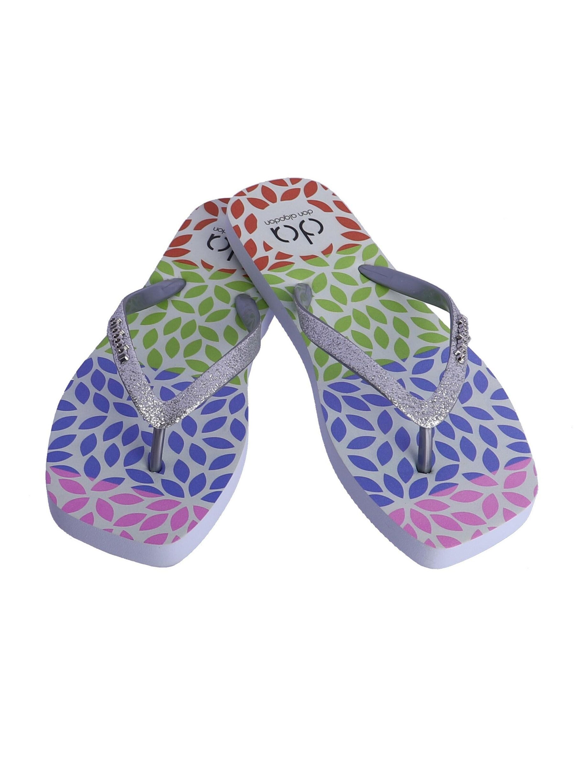 Don Algodon - Sandalias de dedo 'Chanclas' en plata