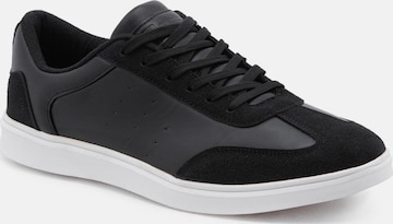 Ombre Sneakers hoog in Zwart: voorkant