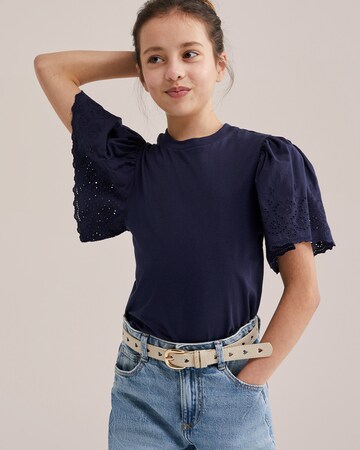 WE Fashion Shirt in Blue: front