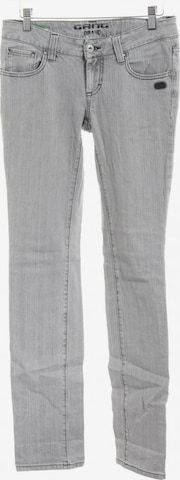 Gang Straight-Leg Jeans 25-26 in Grau: predná strana