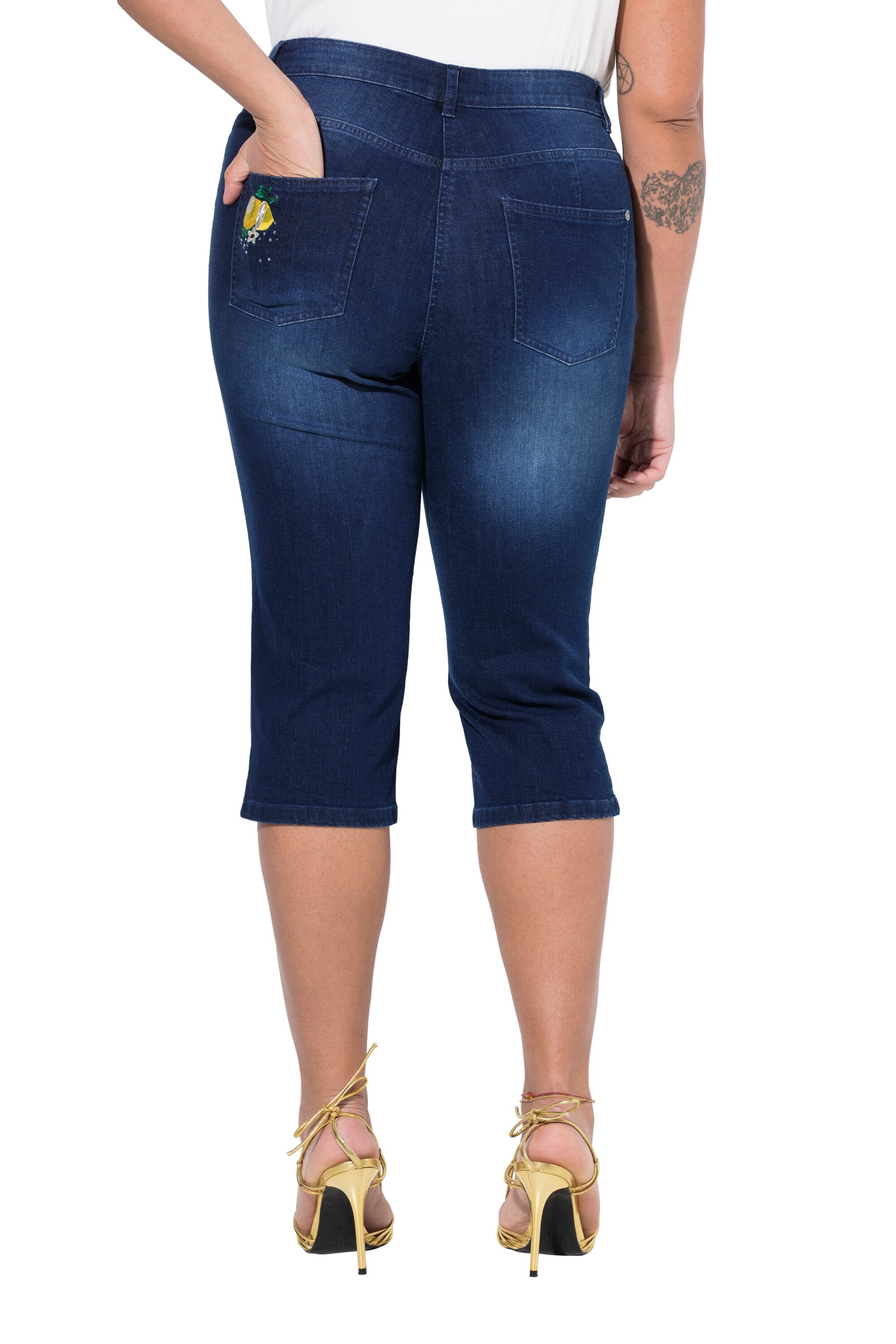 Coupe slim Jean MIAMODA en bleu