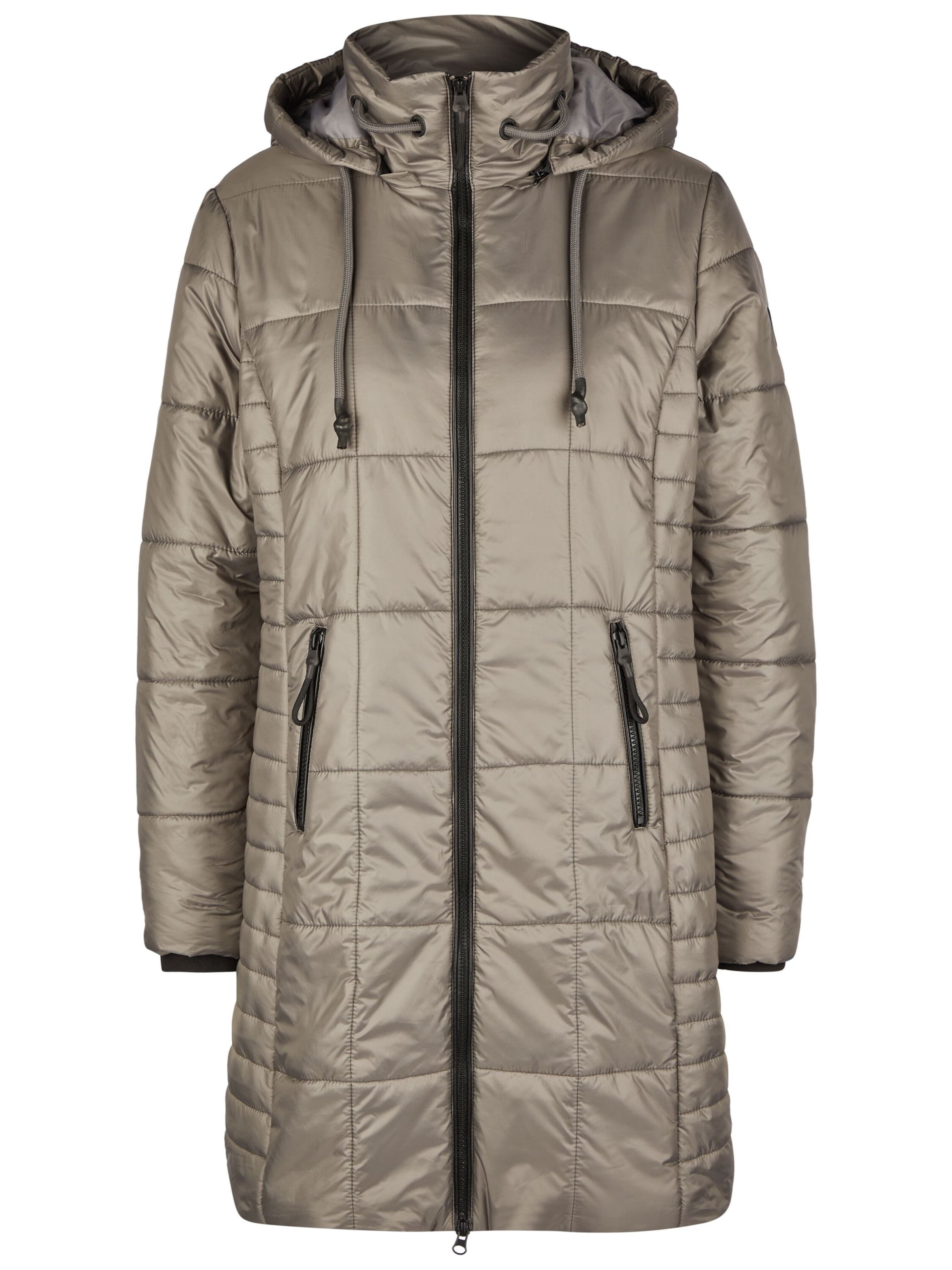 Navigazione Wintermantel in Bruin: voorkant