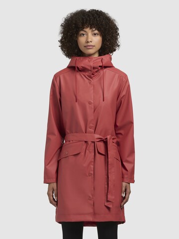 khujo Between-Seasons Coat 'QUINN' in Red: front