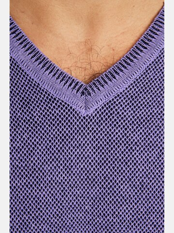 Pull-over ' Keimo ' Jan Vanderstorm en violet