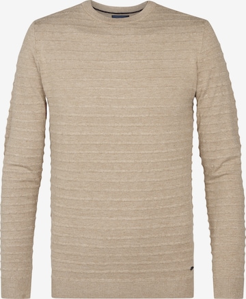 Pull-over 'Thornewood' Petrol Industries en beige : devant
